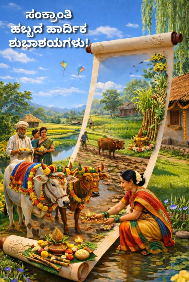 ಮಕರ ಸಂಕ್ರಾಂತಿಯ ಹಬ್ಬದ ಸಂಕ್ಷಿಪ್ತ ಮಾಹಿತಿ…