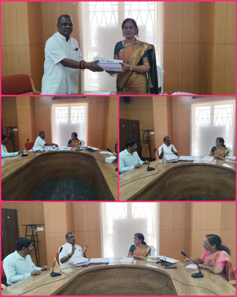 ಕೋಲಿ-ಕಬ್ಬಲಿಗ-ಬೆಸ್ತರ್ ಎಸ್.ಟಿ. ಪಟ್ಟಿಯಲ್ಲಿ ಸೇರಿಸುವ ಕುರಿತು ಕರ್ನಾಟಕ ರಾಜ್ಯ ಬುಡಕಟ್ಟು ಸಂಶೋಧನಾ ಸಂಸ್ಥೆಯ ಉಪ ನಿರ್ದೇಶಕರ ಜೊತೆ ಸಭೆ…