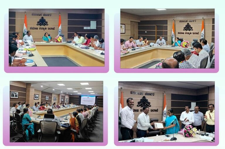 ಪರಿಶಿಷ್ಟ ಪಂಗಡಗಳ ಕಲ್ಯಾಣ ಇಲಾಖೆ ಪ್ರಗತಿ ಪರಿಶೀಲನೆ: ಶಿಕ್ಷಣ ಮತ್ತು ಕೌಶಲ್ಯಾಭಿವೃದ್ಧಿಗೆ ಹೆಚ್ಚಿನ ವೇಗ ನೀಡಲು ಕಾರ್ಯದರ್ಶಿ ಕನಗವಲ್ಲಿ ಸೂಚನೆ