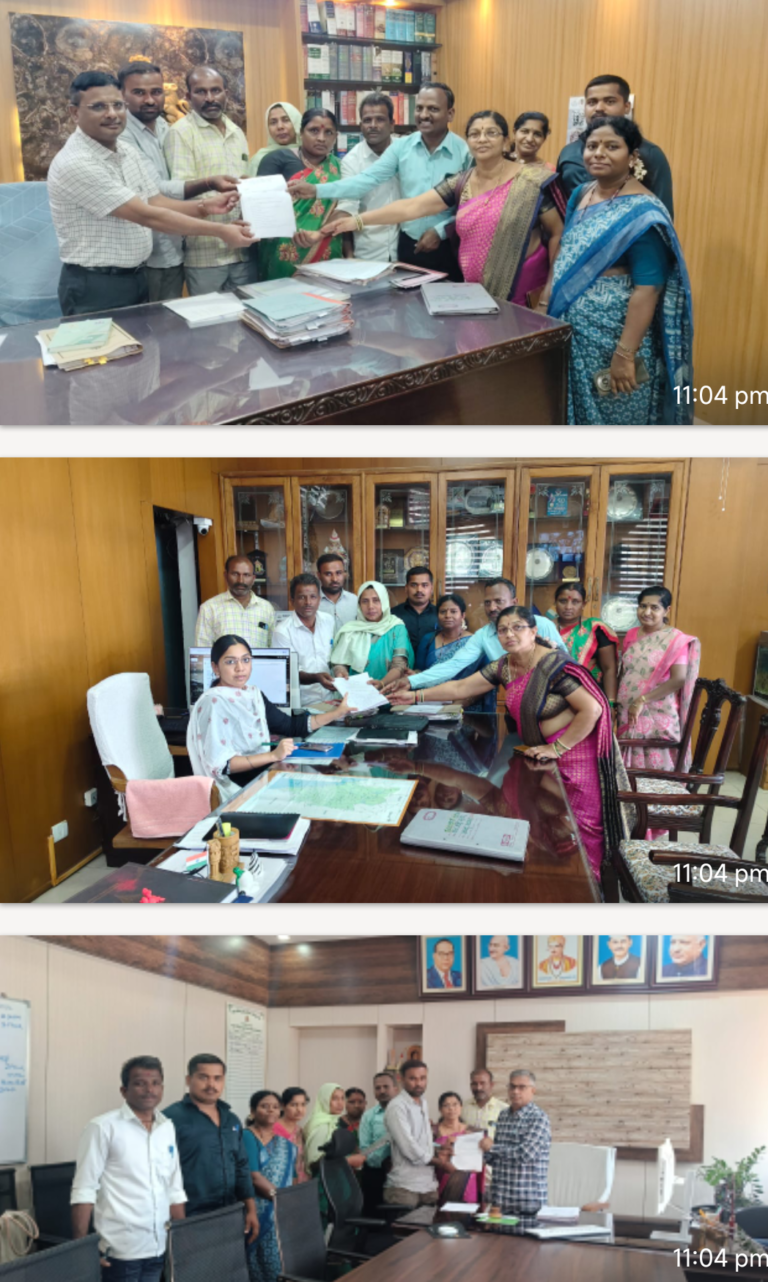 ಮುಂಡಗೋಡ  ತಾಲೂಕ ಆರೋಗ್ಯ ಅಭಿಯಾನ ಸಮಿತಿಯ ಸದಸ್ಯರು ಸೇರಿದಂತೆ ವಿವಿಧ ಸಂಘಟನೆಯ ಪದಾಧಿಕಾರಿಗಳು ಮಾನ್ಯ ಜಿಲ್ಲಾಧಿಕಾರಿಗಳು ಕಾರವಾರ ಹಾಗೂ ಮಾನ್ಯ ಜಿಲ್ಲಾ ಆರೋಗ್ಯ ಅಧಿಕಾರಿಗಳು ಕಾರವಾರ ಅವರಿಗೆ ಮನವಿಯನ್ನು ಸಲ್ಲಿಸಿ, ಪ್ರಮುಖವಾದ ಬೇಡಿಕೆಗಳನ್ನು ಮುಂದಿಟ್ಟು ಆದಷ್ಟು ಬೇಗನೆ ಅವುಗಳನ್ನು ಜಾರಿಗೊಳಿಸಿ ಸಾರ್ವಜನಿಕರ ಆರೋಗ್ಯವನ್ನು  ಕಾಪಾಡಿಕೊಳ್ಳುವಲ್ಲಿ ಸಹಕರಿಸಬೇಕೆಂದು ಮನವಿಯನ್ನು ಸಲ್ಲಿಸಲಾಯಿತು…