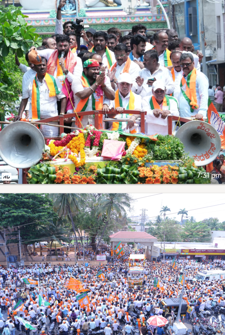 ಎರಡೂ ಕ್ಷೇತ್ರಗಳಲ್ಲಿ ಬಿಜೆಪಿ ಗೆಲ್ಲಿಸಿ ಕಾಂಗ್ರೆಸ್ಸಿಗೆ ತಕ್ಕಪಾಠ ಕಲಿಸಲು ಯಡಿಯೂರಪ್ಪ ಮನವಿ