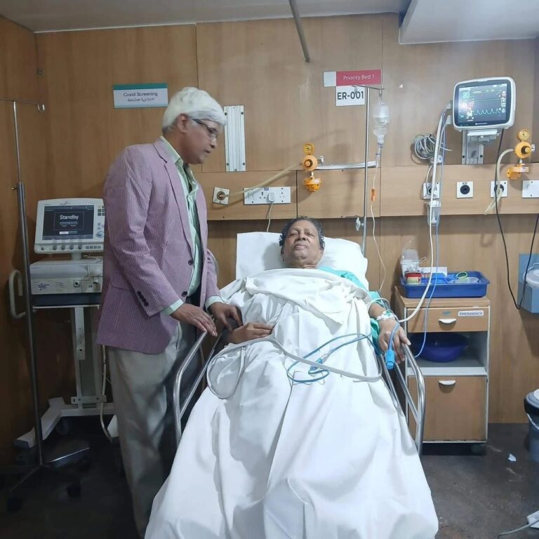 ಆಸ್ಪತ್ರೆಯಲ್ಲಿ ದಾಖಲಾಗಿರುವ ನಿವೃತ್ತ ನ್ಯಾಯಮೂರ್ತಿ