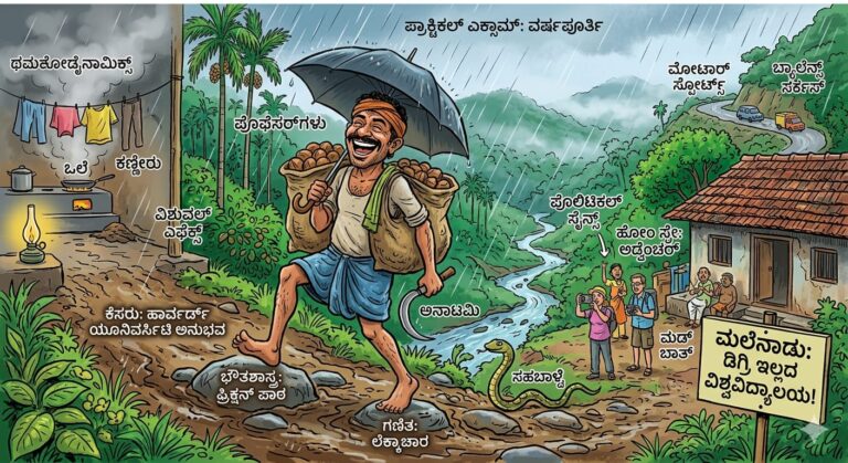 ​ನಮ್ಮ ಮಲೆನಾಡು ಅಂಕಗಳಿಲ್ಲದ, ಅನುಭವದ ವಿಶ್ವವಿದ್ಯಾಲಯ! ನಿಮಗೂ ಈ ಅನುಭವ ಆಗಿದೆಯಾ?