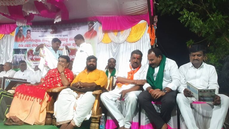 ಶಳ್ಳಗಿ ಗ್ರಾಮದಲ್ಲಿ ಶ್ರೀ ಬಸವಂತ್ರಾಯ ಹಾಗೂ ಪರಮಣ್ಣ ಮುತ್ತ್ಯಾರವರ ಜಾತ್ರಾ ಮಹೋತ್ಸವ: ಸಂಸ್ಕಾರಯುತ ಬದುಕಿಗೆ ಪುರಾಣ ಪ್ರವಚನ ದಾರಿದೀಪ – ಬಸನಗೌಡ ಪಾಟೀಲ ಯಡಿಯಾಪುರ