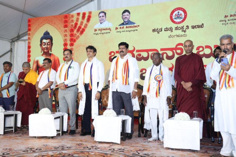Steps to translate Buddhist scriptures from Pali to Kannada- Minister Shivraj Thangadgi
