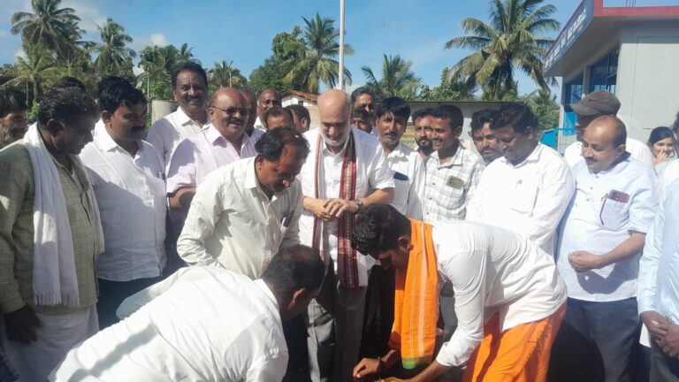 ಶಾಲಾ ಕೊಠಡಿ ಕಾಮಗಾರಿಗೆ ಶಾಸಕ ಶಿವರಾಂ ಹೆಬ್ಬಾರ್ ರಿಂದ ಶಂಕು ಸ್ಥಾಪನೆ.