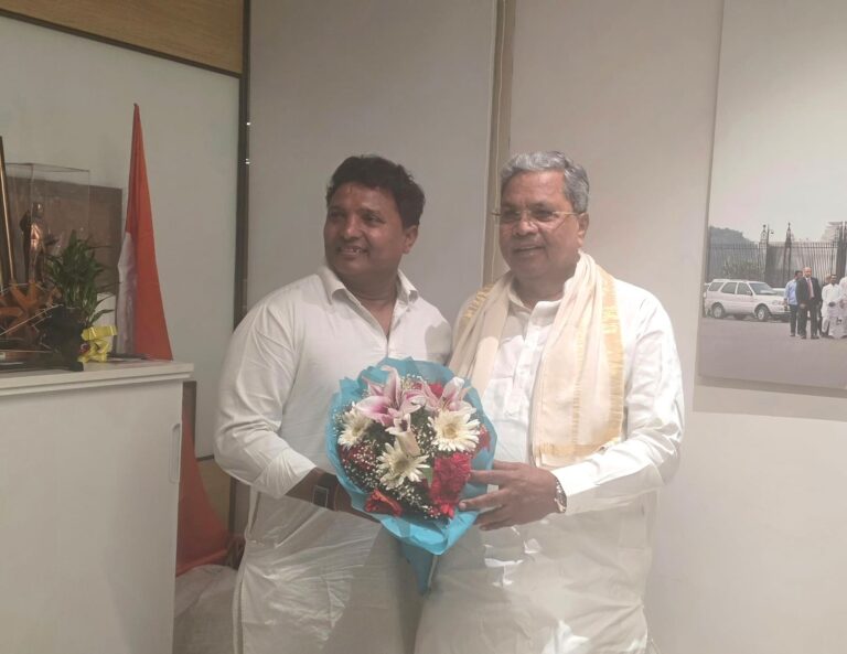 ರಾಷ್ಟ್ರೀಯ ಅಧ್ಯಕ್ಷ ಶ್ರೀನಿವಾಸ್ ಅವರಿಂದ ಆತ್ಮೀಯ ಸ್ವಾಗತ ಹಾಗೂ ಸತ್ಕಾರ