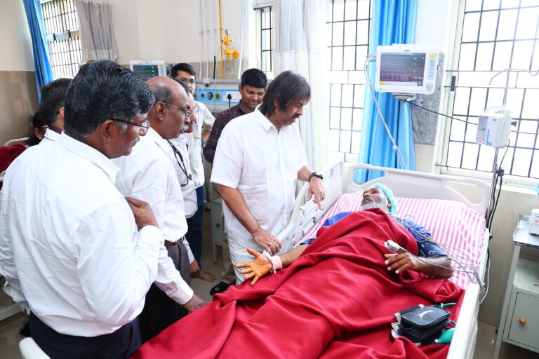 ಅತ್ಯಾಧುನಿಕ ಸೌಲಭ್ಯ ಇರುವ ಮೆಗ್ಗಾನ್ ನೂತನ ಹೃದ್ರೋಗ ಆಸ್ಪತ್ರೆಗೆ ಸಚಿವ ಮಧು ಬಂಗಾರಪ್ಪ ದಿಢೀರ್ ಭೇಟಿ